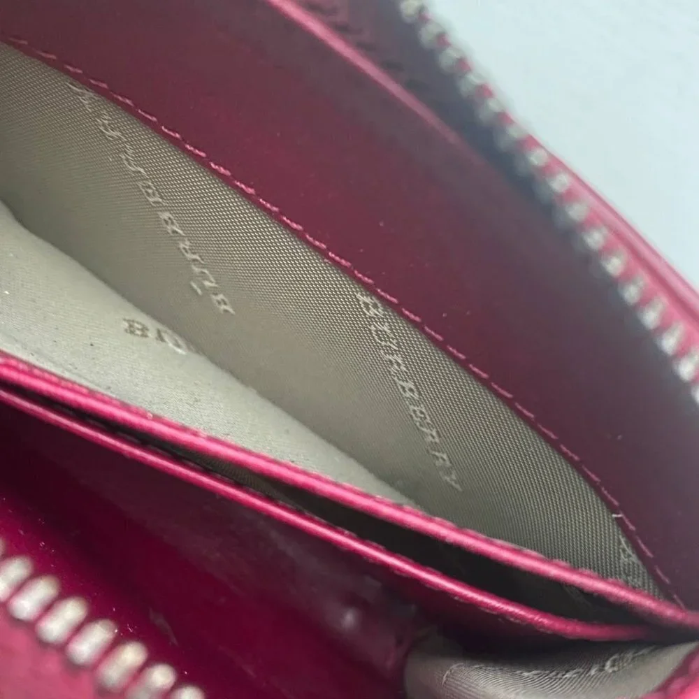BURBERRY AUTHENTIC Vintage Wallet in Hot Pink